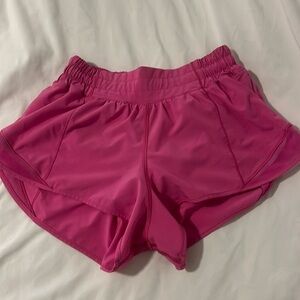 Lululemon Sonic Pink Hottie Hot Shorts